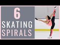 6 ICE SKATING SPIRALS FOR EVERY FIGURE SKATER | Coach Michelle Hong