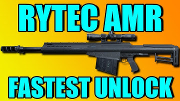 Fastest Way To Unlock The Rytec AMR Sniper Rifle!!! Barrett 50 Cal BMG First Impression!!!