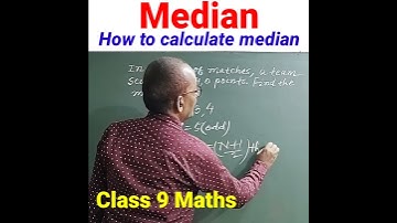Median Class 9 Maths CBSE NCERT #short #shorts #youtubeshorts