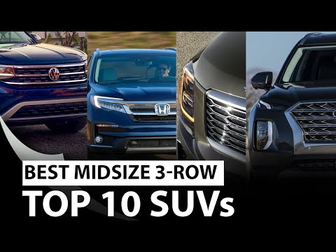 TOP 10 Best Midsize 3-row Sport utility vehicles