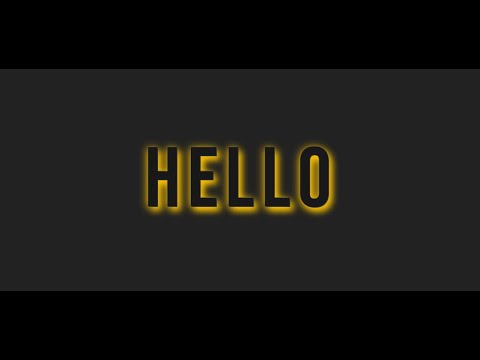 Text Glowing Effect using CSS | Coder Uncle