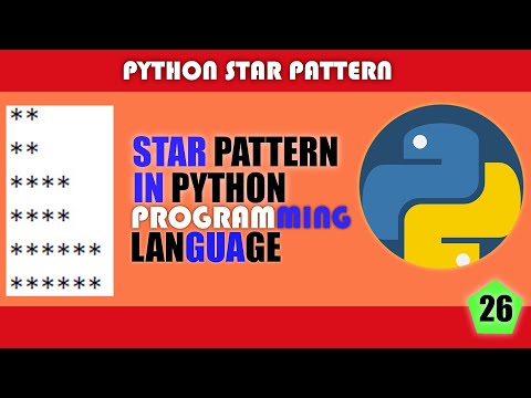 #26 ||  "*" STAR PATTERN|| in | PYTHON | Programming Language