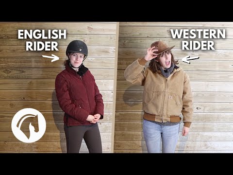 Video: Engelska vs Western för nya ryttare