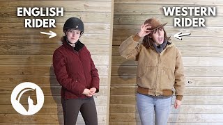 ENGLISH RIDER VS WESTERN RIDER *funny