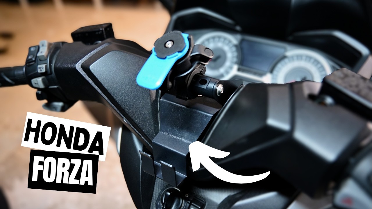 Honda Forza Phone Mount Installation