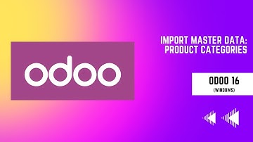 Import Master Data: Product Categories pada Odoo 16