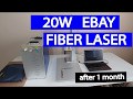20W Ebay Fiber Laser Setup & Thoughts After 1 Month of Use