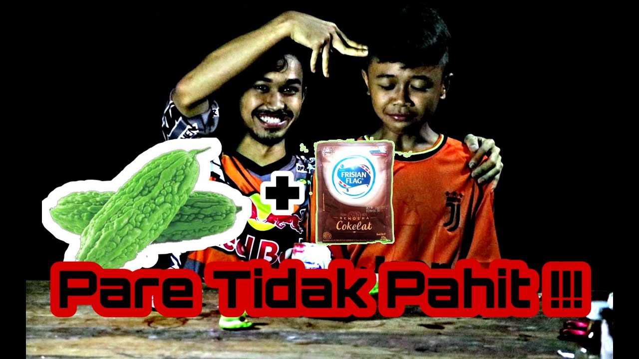 EXPERIMENT Makan Pare + Susu Frisian Flag sachet, Pare Tidak Pahit!!!