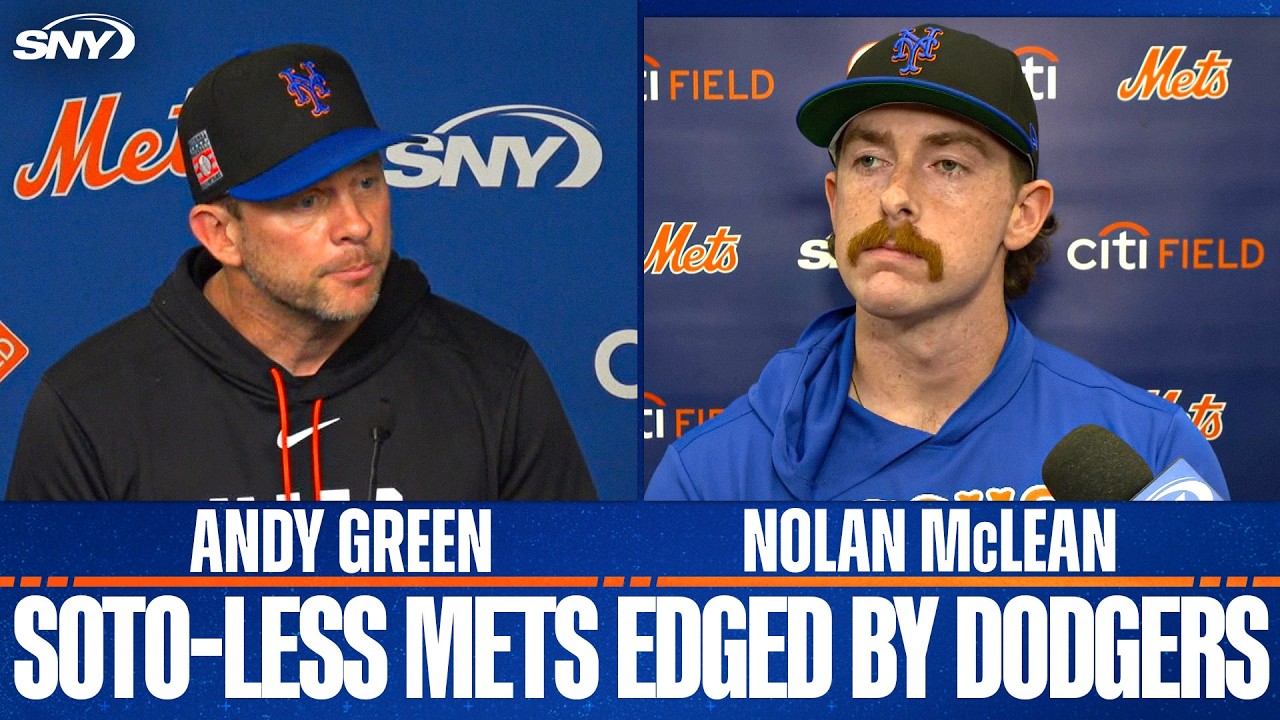 Andy Green and Nolan McLean talk miscues and tough luck in Mets loss