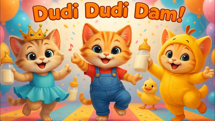 Dudi Dudi Dam Dam 🍼 😻💃| Cutest  Cats Dancing on Dudi Dudi Dam Dam😺  #dudidudidam #catdance 