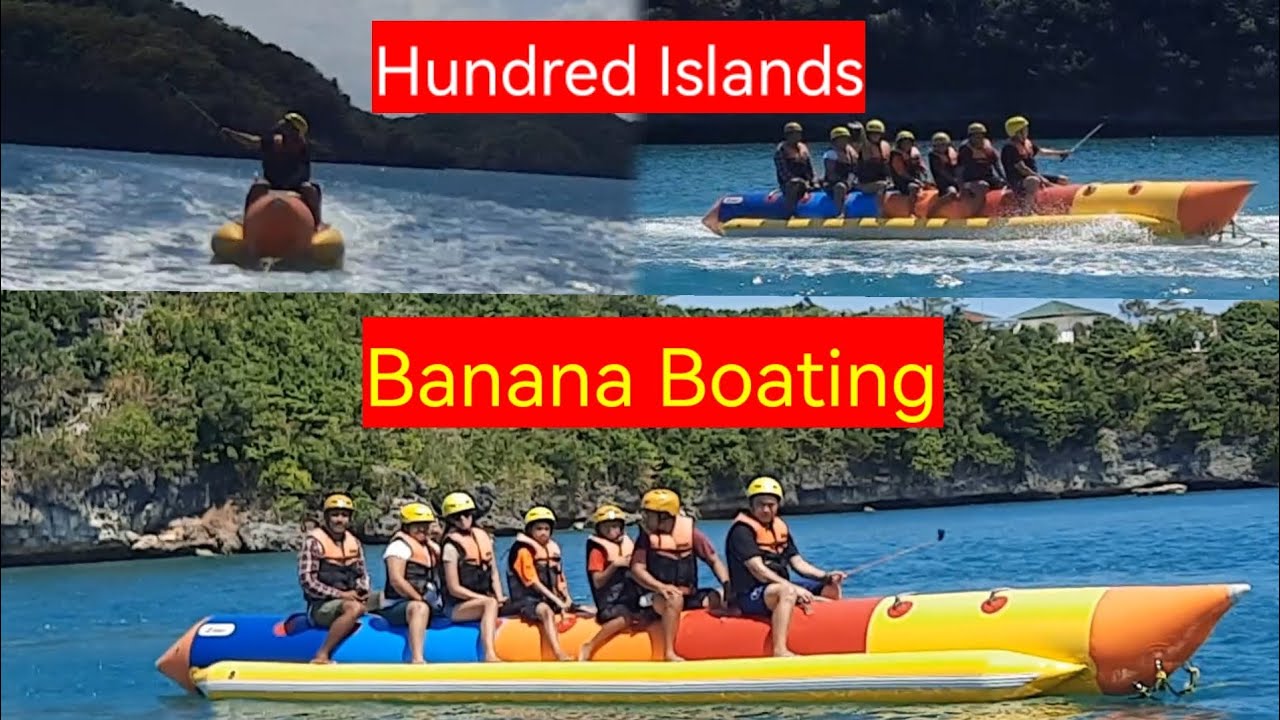 Banana Boating sa Hundred Islands kasama si @KA_BUDDYS. Yung sobrang ...