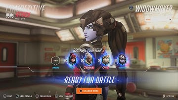 Really fun match on Open Queue Competitive - Widowmaker/Ashe