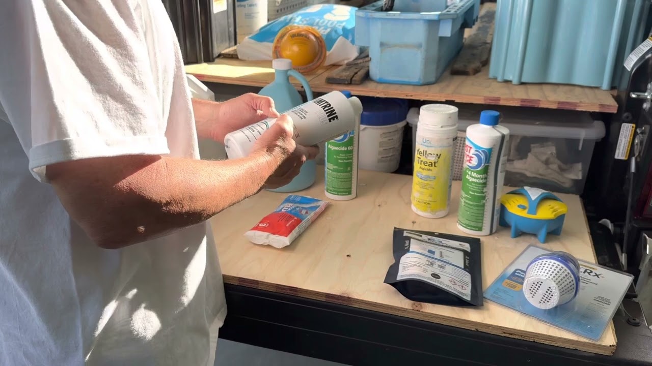 Understanding pool chemicals.