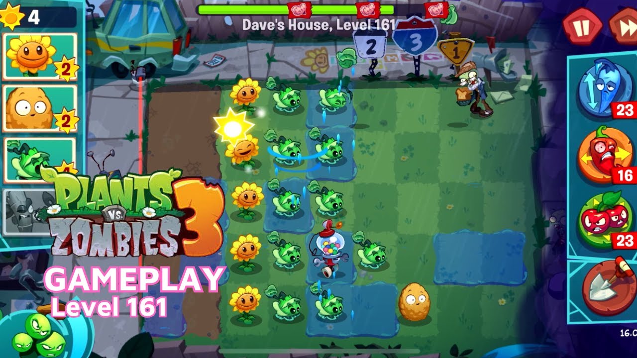 Plants vs. Zombies 3 | Level 161 | Gameplay | No commentary #pvz3 # ...