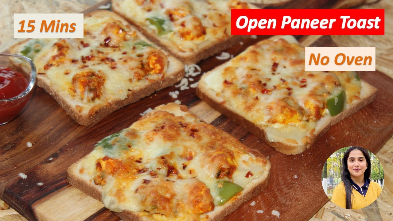 Street Style Paneer Open Toast| Without Oven Cheese Toast Recipe| Paneer Toast Ruchika's Good Food