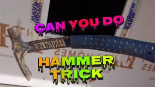 How to do hammer flip. 🔨 Another useless construction tip! 😅 #funnyshorts #plumbing #tricks #viral