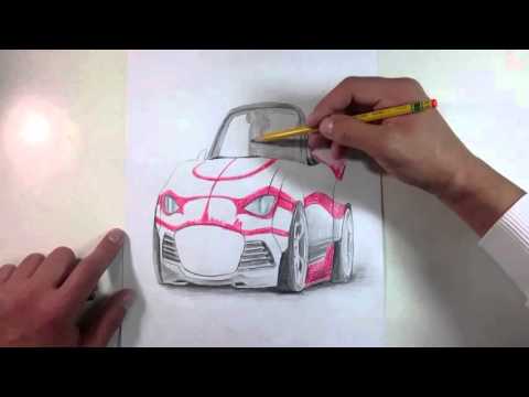 Star Wars Speed Painting - La Mazda MX-5 de Luke Skywalker