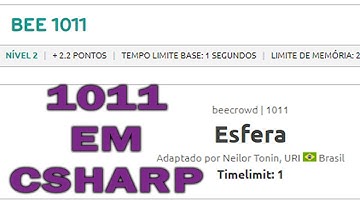 Beecrowd 1011 em Csharp método Math.pow();