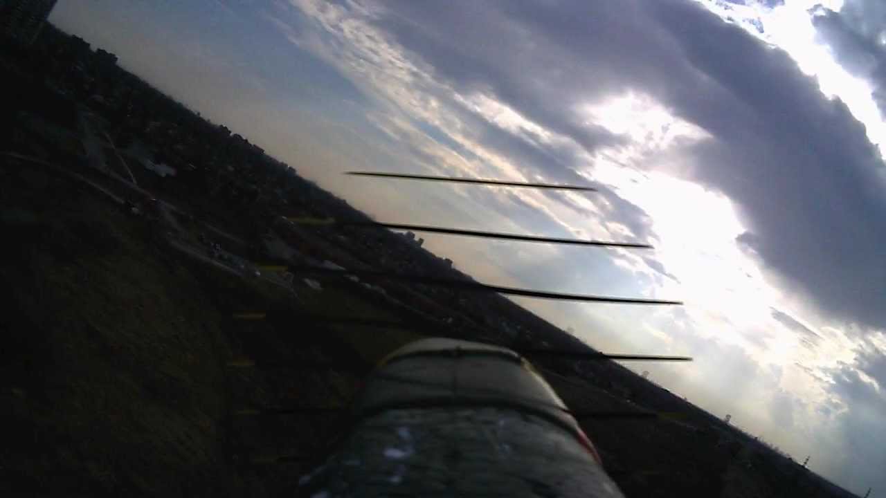 Flying over Humber Valley RC Flyers, P51D Mustang. (parkzone)