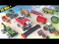 30 Min + Trecker, Mähdrescher, Traktor & Güllewagen - Bauernhof Fahrzeuge - Bauernhof Kinder