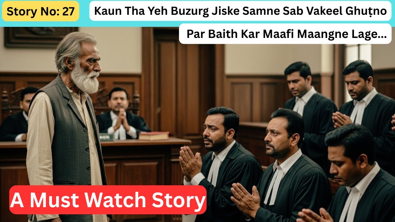 Ek Aisa Buzurg Jis Ke Samne Sab Vakeel Ghutno Par Baith Kar Maafi Mangne Lage.. Laken Kue?