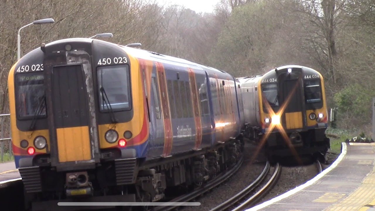 Trains at Ashurst New Forest - 20/3/21