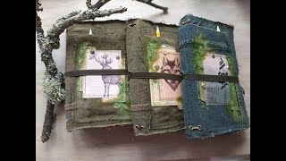 Travel Journals Midori Flipthrough / Flowerpress Hiking journals (sold)