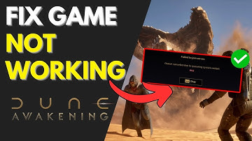 DUNE: Awakening - How To Fix Game Not Working / Crashing (Easy Fix)