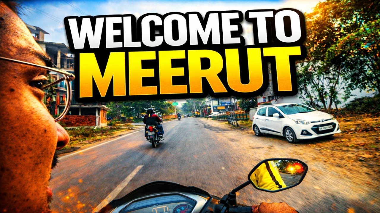 Meerut, Uttar Pradesh 😱 | UP Bike Ride Experience