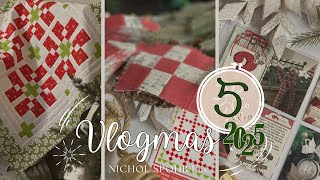 Quilting Triumph on Vlogmas Day 5 + December Daily Progress!