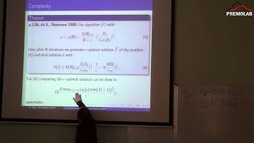 Yuri Dorn: First order methods for transportation problems. Complexity analysis. Feb 27, 2015