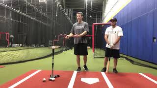 Blending Drill with Batting Tee and Front Toss