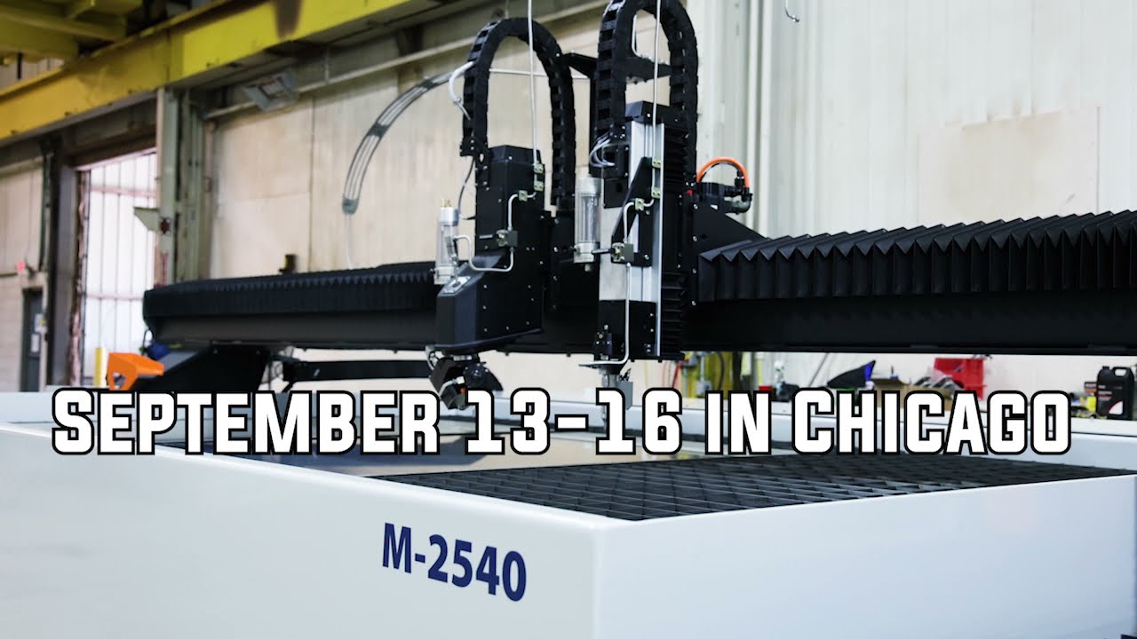 LIVE AT FABTECH2021  - Introducing the WARDJet M-Series Waterjet For Large Format Metal Cutting