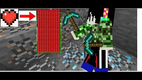 Minecraft, but every time you mine your health multiplies!