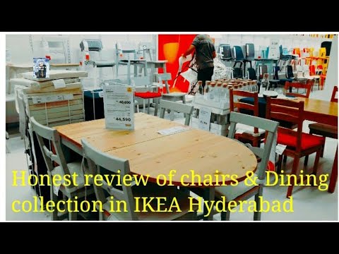 IKEA Hyderabad/Honest review of Chairs & Dining collection in IKEA ...