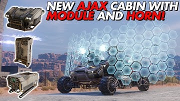 NEW AJAX CABIN AND SHIELD TESTING! + EASTER EGG & MORE! | Crossout