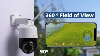 4K・16光学ズーム】Ctronics 防犯カメラ 屋外 800万画素 5GWi-Fi AI