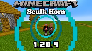 *NEW* Sculk Horn Mod - Minecraft 1.20.4 (Mod Showcase)