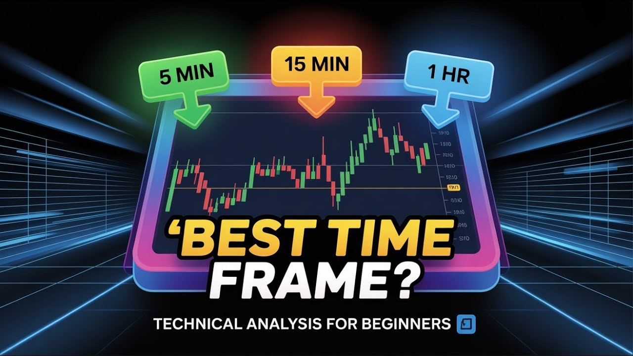 Technical Analysis for Beginners 📊 Best Time Frame for Trading Explained (5Min vs 15Min vs 1Hr)