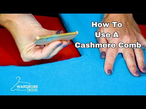 How To Use A Cashmere Comb