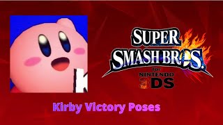 Kirby  Super Smash Bros For 3ds Victory Poses