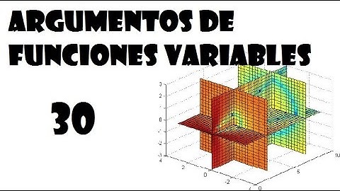 🖥 Argumentos variables para funciones en Matlab