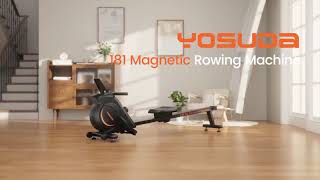 YOSUDA H-181 Magnetic Rower with 350 LBS Weight Capacity