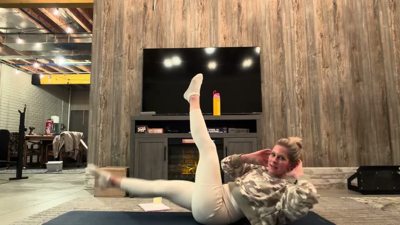 Day 13: 10 min core, exercise ball or rolled up towel