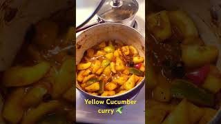 Yellow Cucumber curry. Sri Lankan Style.