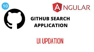GITHUB SEARCH APPLICATION | 10. UI completion Profile