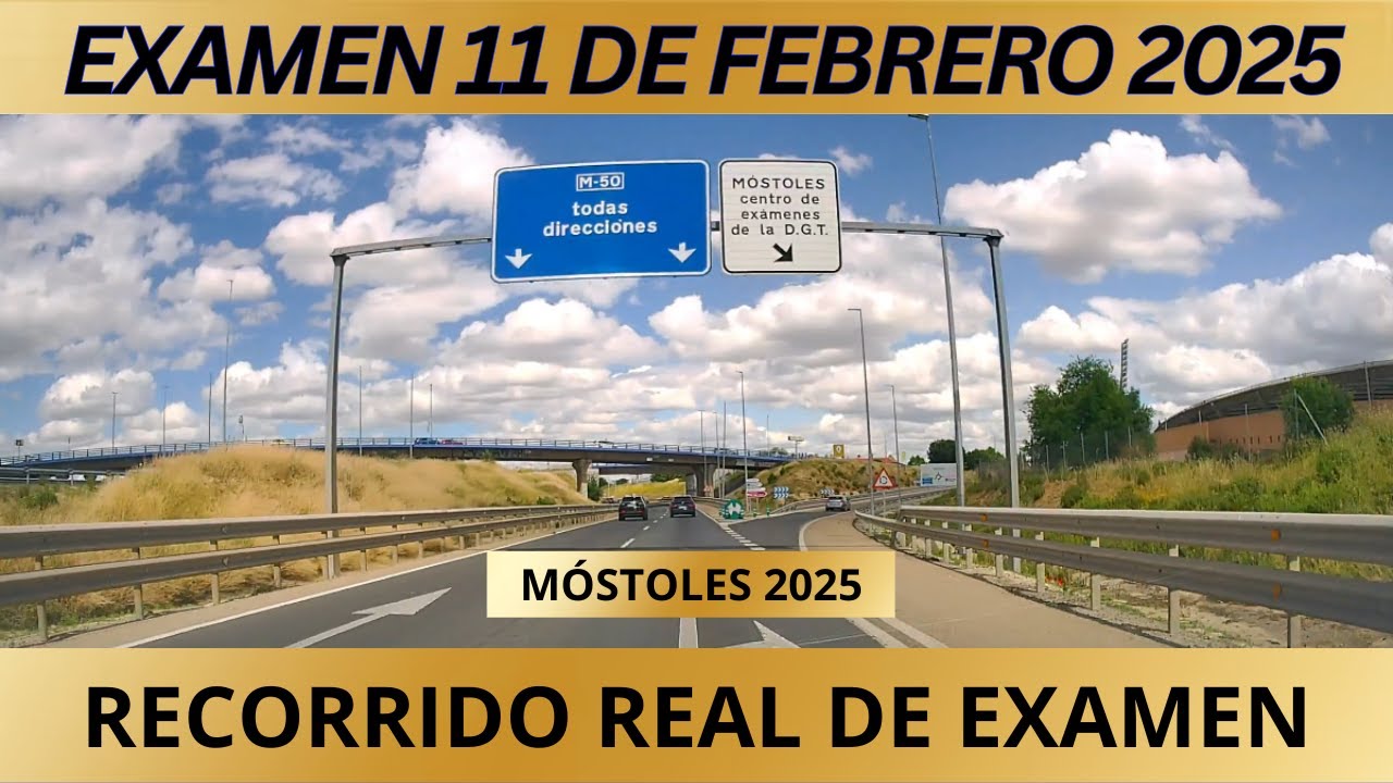 🚗Último Recorrido del EXAMEN de CONDUCIR en MÓSTOLES 2025: ¡Aprueba a la Primera!