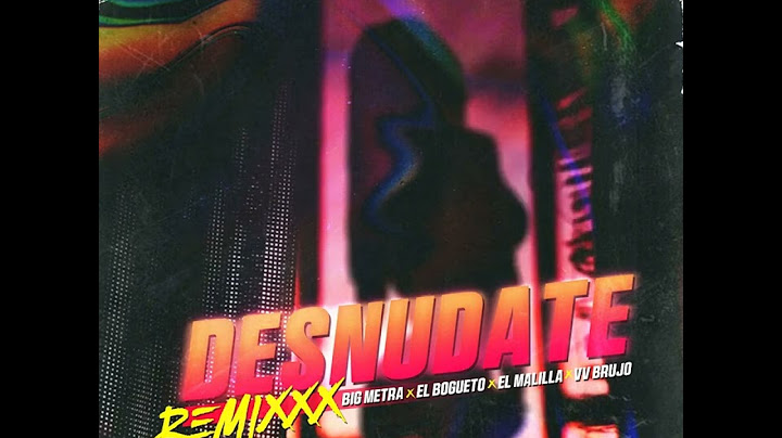 Desnudate (Remix)- Big metra x El Bogueto x El Malilla  (Audio)