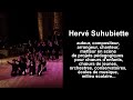 Herv suhubiette compositeur en 3mn