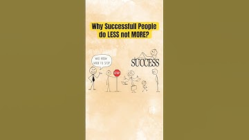 Why Successful People Actually Work LESS